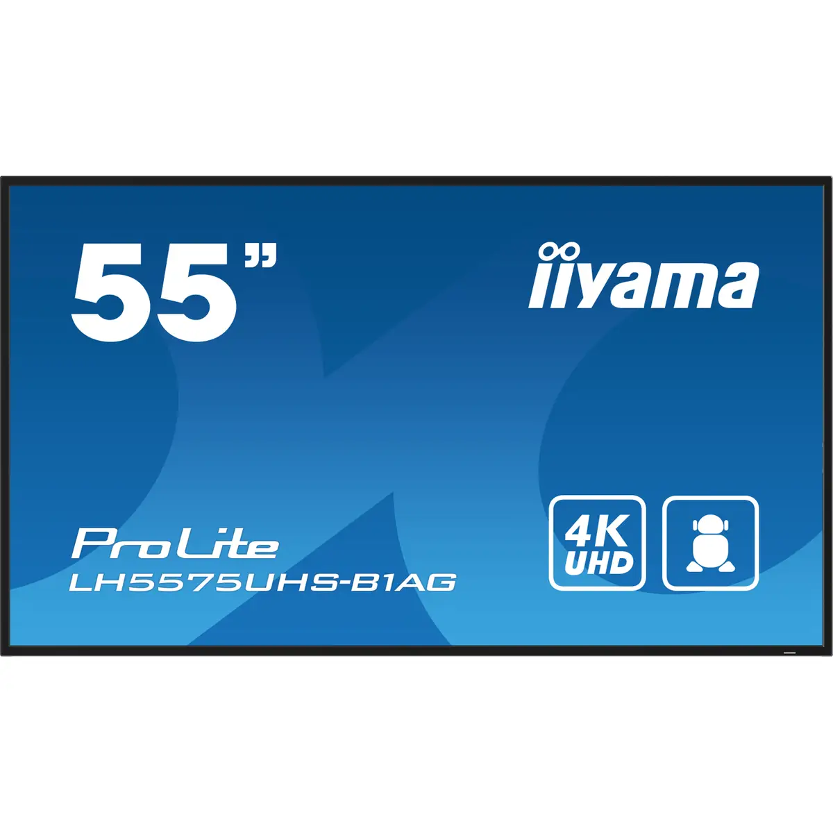 ProLite LH5575UHS-B1AG 139 cm 54,6" LCD-Display mit LED-Hintergrundbeleuchtung Digital Signage mit integrierter Media Player SDM Slot PC 4K UHD (2160p) 3840x2160 16:9 1200:1500 cd/m² 8 ms schwarze Blend