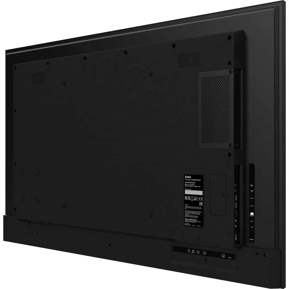 ProLite LH5575UHS-B1AG 139 cm 54,6" LCD-Display mit LED-Hintergrundbeleuchtung Digital Signage mit integrierter Media Player SDM Slot PC 4K UHD (2160p) 3840x2160 16:9 1200:1500 cd/m² 8 ms schwarze Blend