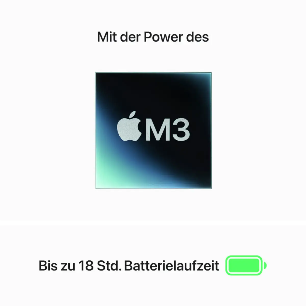 MacBook Air Apple M3 8-Core 10-Core GPU Deutsch 16GB RAM 512GB SSD 34,5cm (13,6") Retina 35W EU-Plug silber