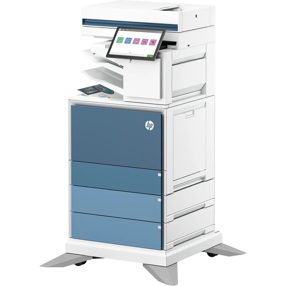 LaserJet Enterprise Flow MFP 6800zfsw A4 All-in-One Drucker/Kopierer/Scanner/Fax Farblaserdruck Duplex