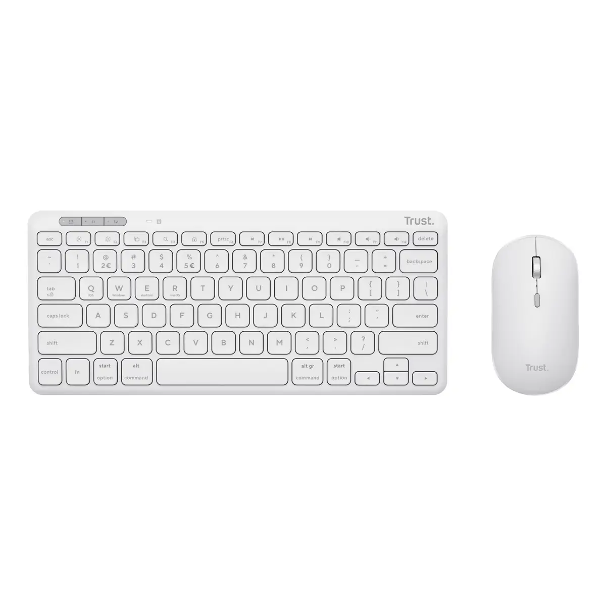 LYRA Compact Wireless Keyboard DE Weiß