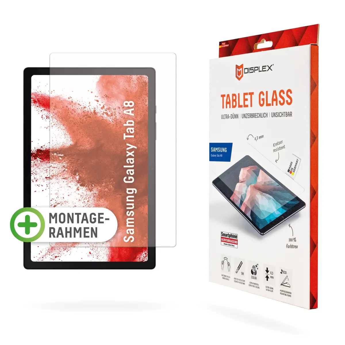DISPLEX Tablet Glass für Samsung Galaxy Tab A8
