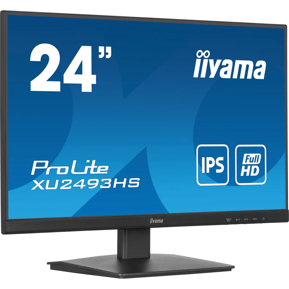 ProLite XU2493HS-B6 LED-Monitor 60,5 cm 23,8" 1920x1080 FHD 100 Hz IPS 250 cd/m² 1300:1 0,5 ms HDMI DisplayPort Lautsprecher Schwarz Matte