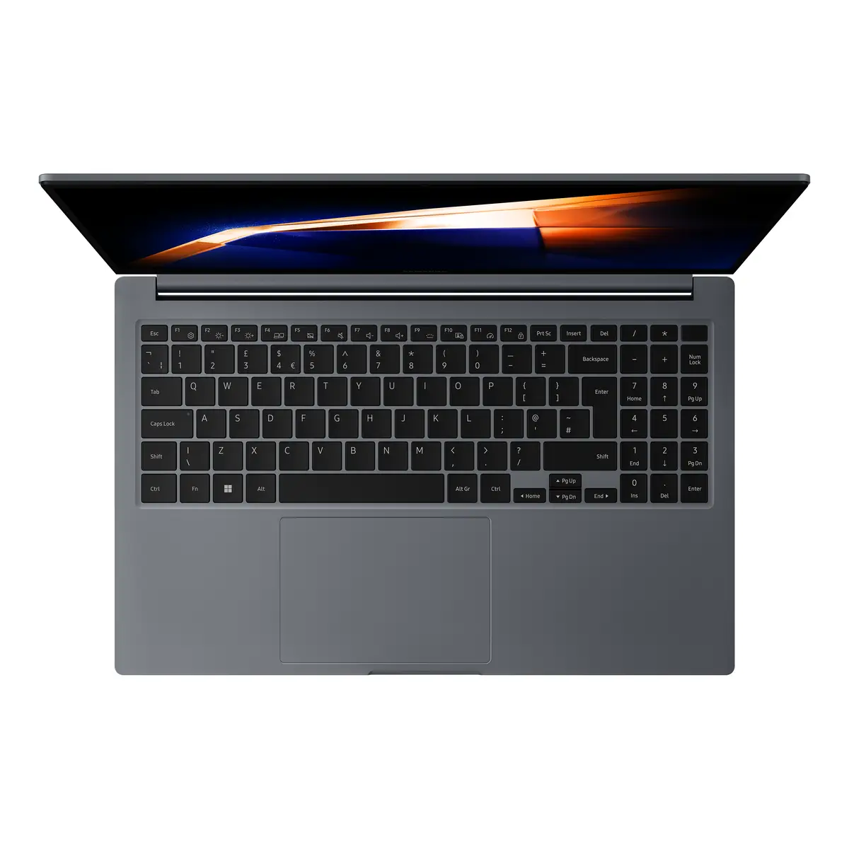 Samsung Galaxy Book4 Intel Core 3 100U 1,2GHz 8GB LPDDR4X SDRAM 256GB SSD M.2 39,6cm (15") 1920x1080 Pixel Sound onboard Intel Graphics Windows 11 Home Mondsteingrau
