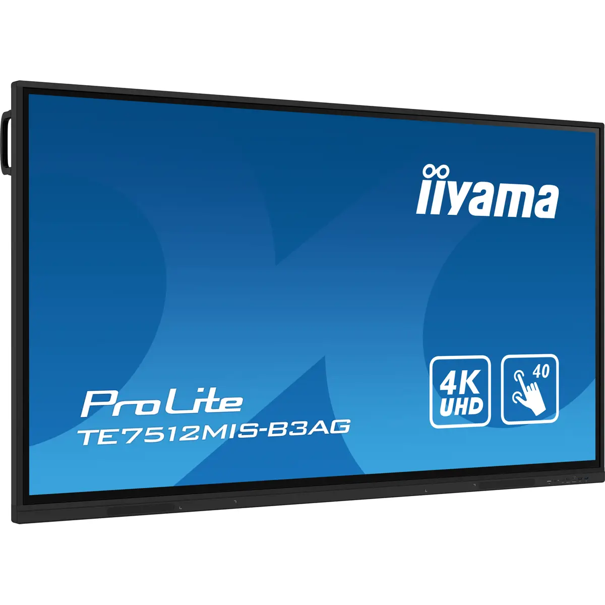 ProLite 189,3 cm 74,5" LCD-Display mit LED-Hintergrundbeleuchtung interaktive Digital Signage mit Touchscreen (Multi-Touch) / optionaler Slot-in-PC 4K UHD 3840x2160 16:9 1200:1 400 cd/m² 8ms schwarze Ble