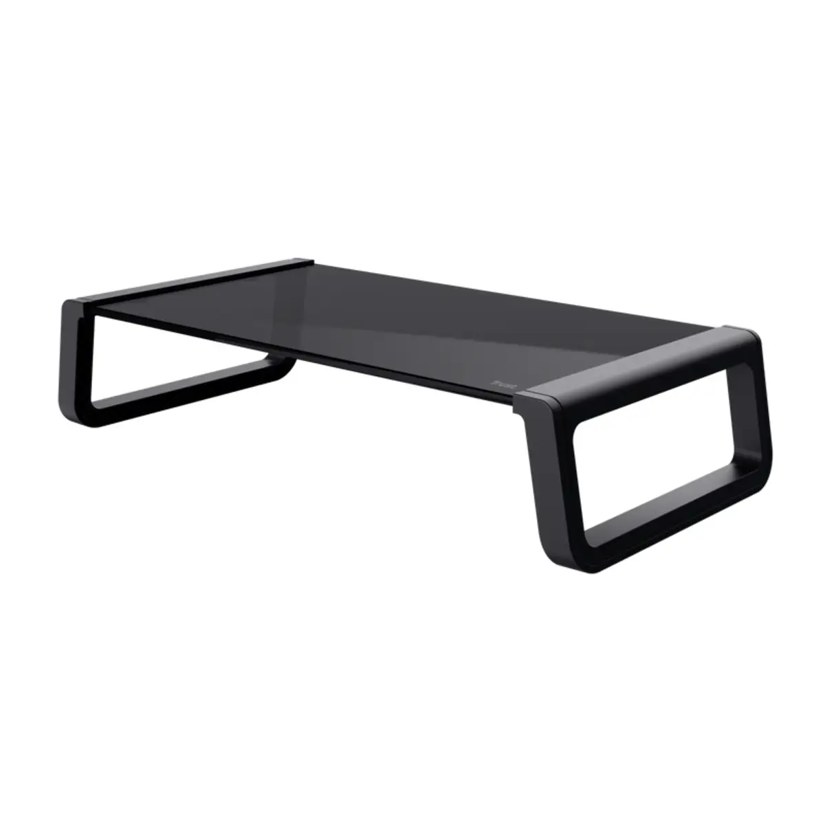 Monta Tempered glass monitor stand Schwarz