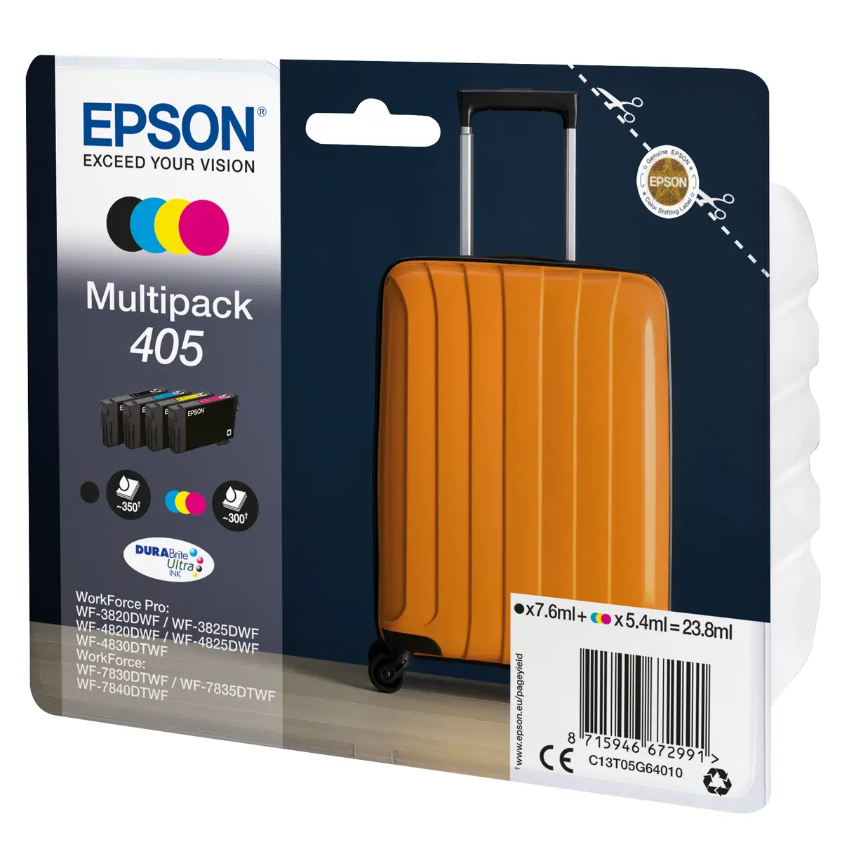 Multipack 4-colours 405 DURABrite Ultra Ink