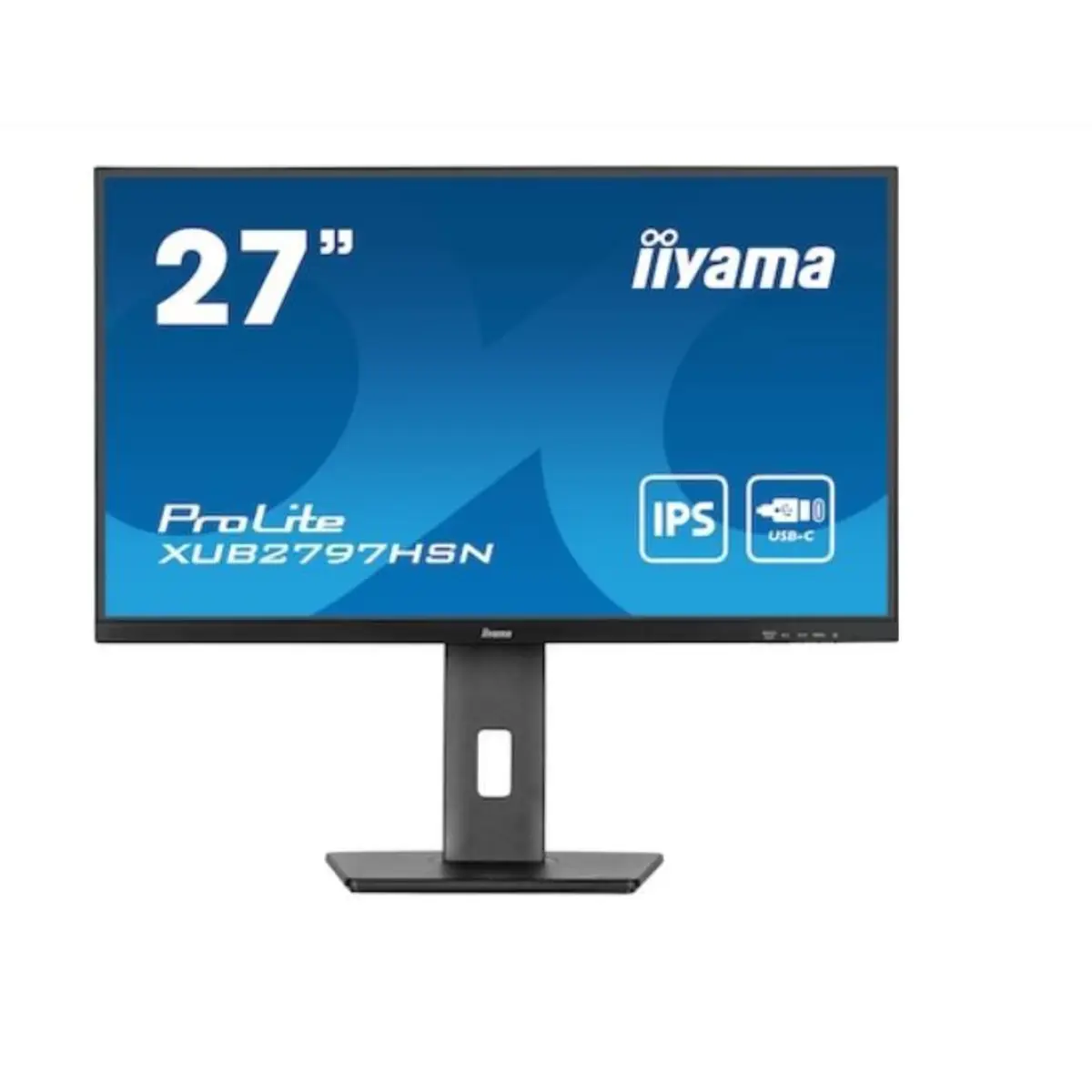 ProLite XUB2797HSN-B1 LED-Monitor 68,5cm 27" 1920x1080 FHD 100 Hz IPS 250 cd/m² 1000:1 1 ms HDMI DisplayPort Lautsprecher mattschwarz Pivot