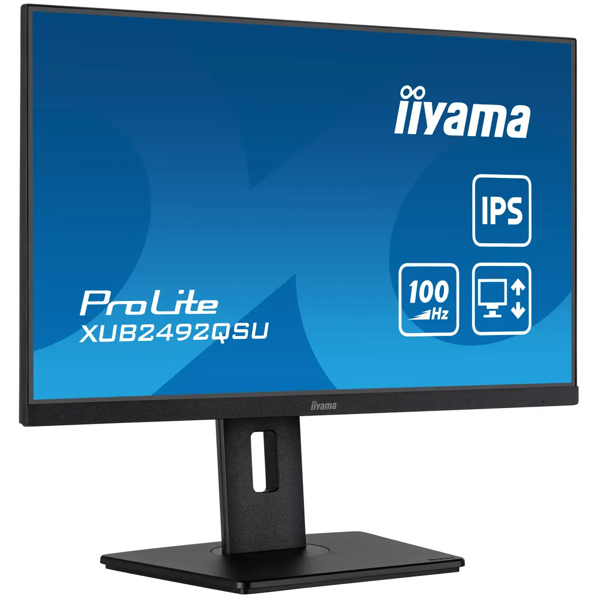 ProLite XUB2492QSU-B1 LED-Monitor 60,5 cm 23,8" 2560x1440 100 Hz IPS 300 cd/m² 1000:1 0,5 ms HDMI DisplayPort Lautsprecher Schwarz Matte Pivot