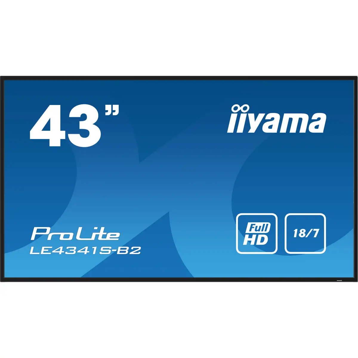ProLite LE4341S-B2 108cm 42,5" LCD-Display mit LED-Hintergrundbeleuchtung Digital Signage1920x1080 Pixel 16:9 1200:1 350cd/m² 8ms schwarze Blende mit glänzender Oberfläche