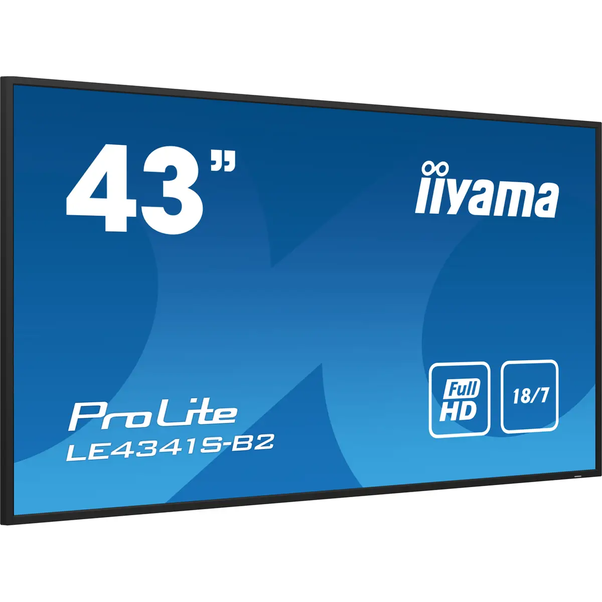 ProLite LE4341S-B2 108cm 42,5" LCD-Display mit LED-Hintergrundbeleuchtung Digital Signage1920x1080 Pixel 16:9 1200:1 350cd/m² 8ms schwarze Blende mit glänzender Oberfläche