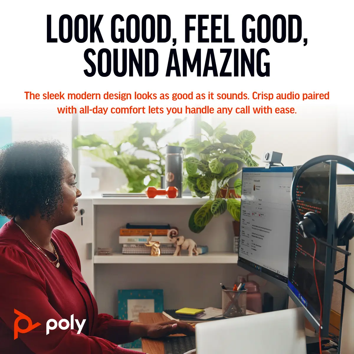 Poly Blackwire 3310 Headset On-Ear kabelgebunden USB-C Schwarz UC-zertifiziert