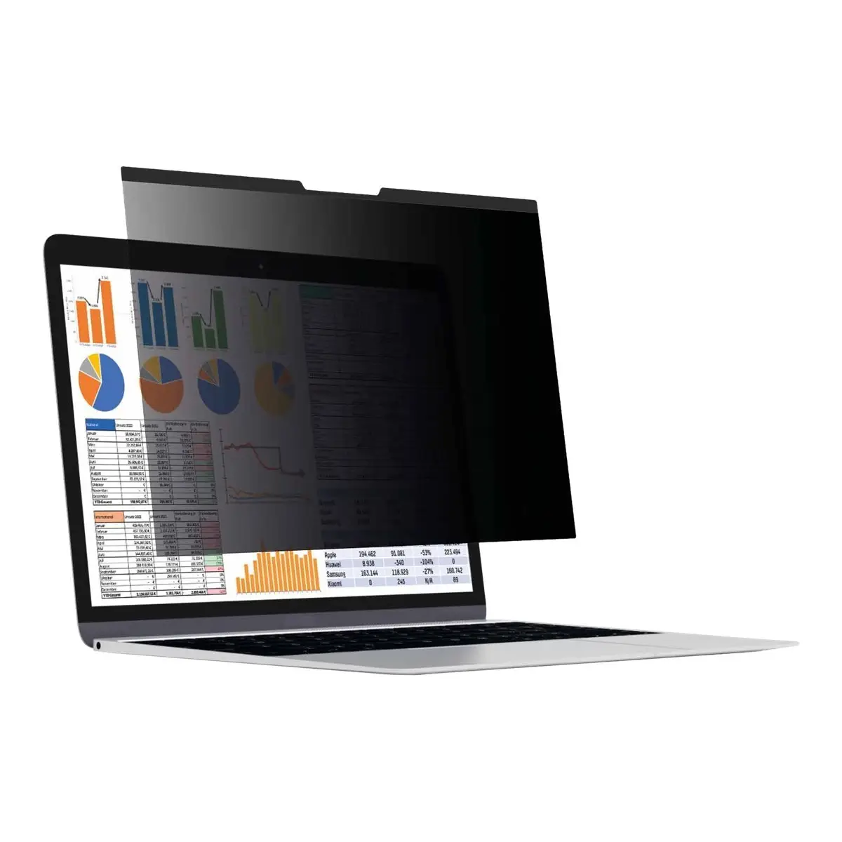 DISPLEX PRIVACY SAFE Magnetischer 2-Wege Blickschutzfilter für Notebook 15,6'' (16:9)