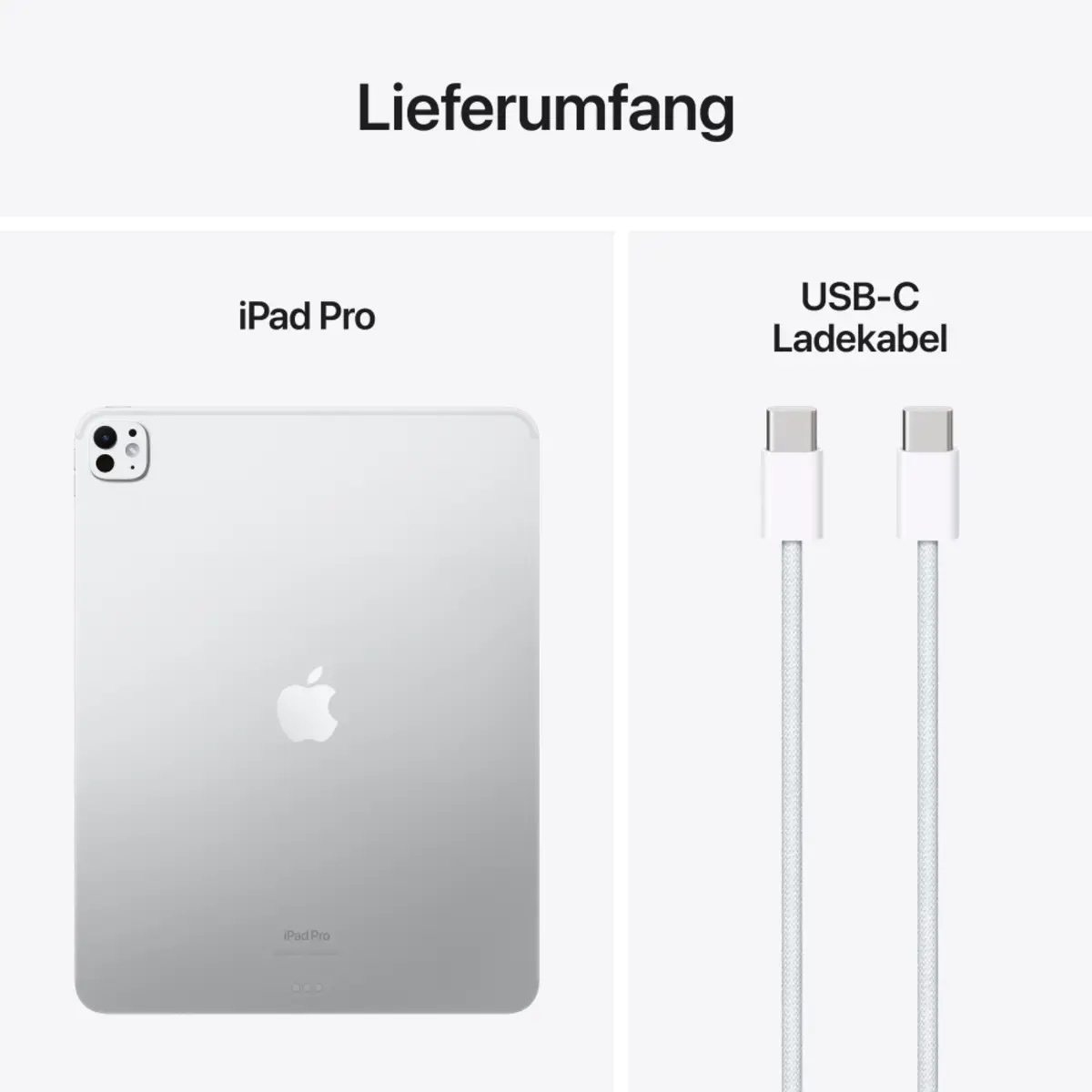 iPad Pro (2024) 13" 2TB WiFi Nano-texture Glass Silber