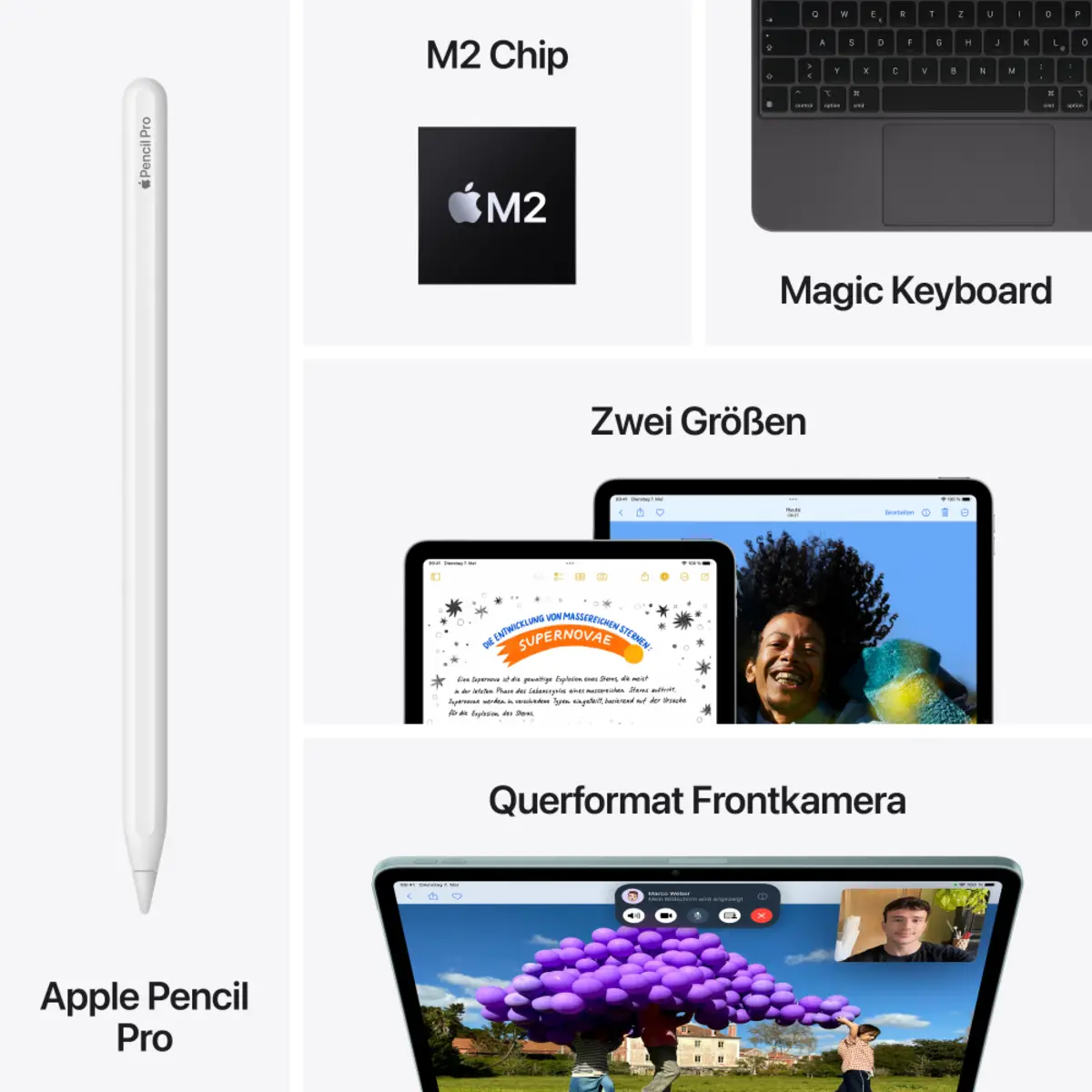 iPad Air (2024) 11" 1TB Wi-Fi + Cellular Violett