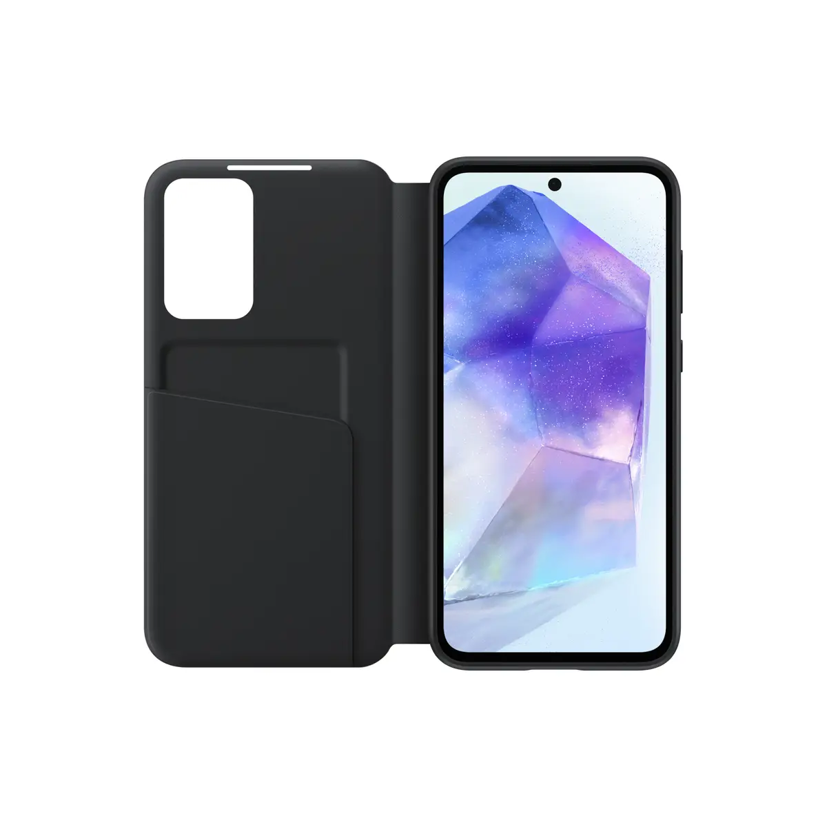 EF-ZA556 Flip-Hülle für Galaxy A55 schwarz