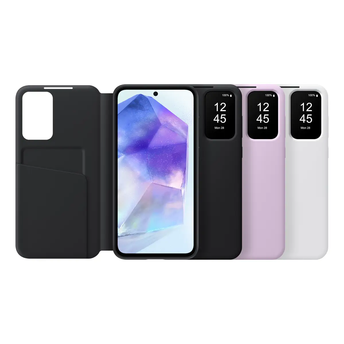 EF-ZA556 Flip-Hülle für Galaxy A55 schwarz