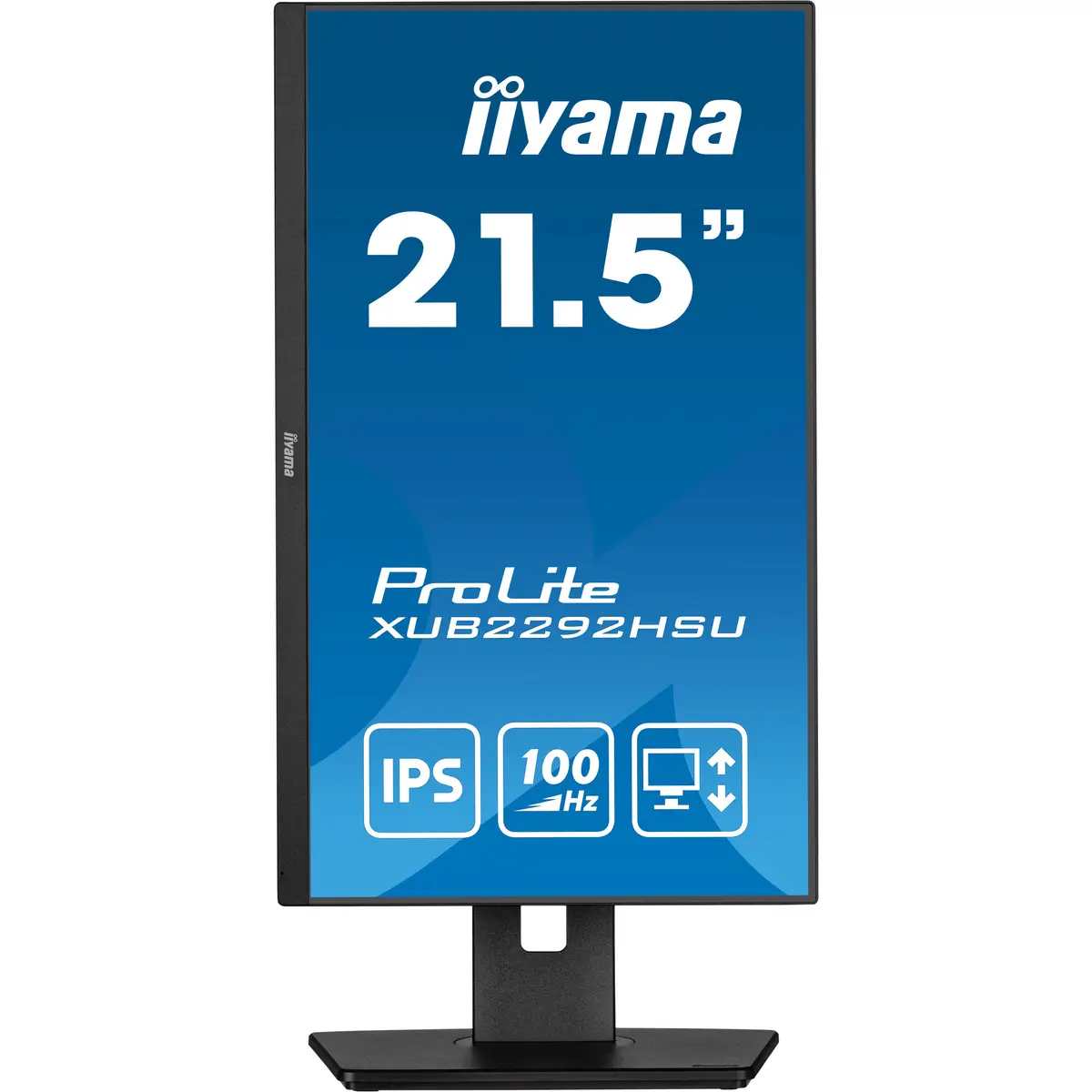 ProLite XUB2292HSU-B6 54,6cm 21,5" 1920x1080 FHD 100Hz LED 250 cd/m²  1000:1 0,4 ms HDMI DisplayPort Lautsprecher  mattschwarz Pivot