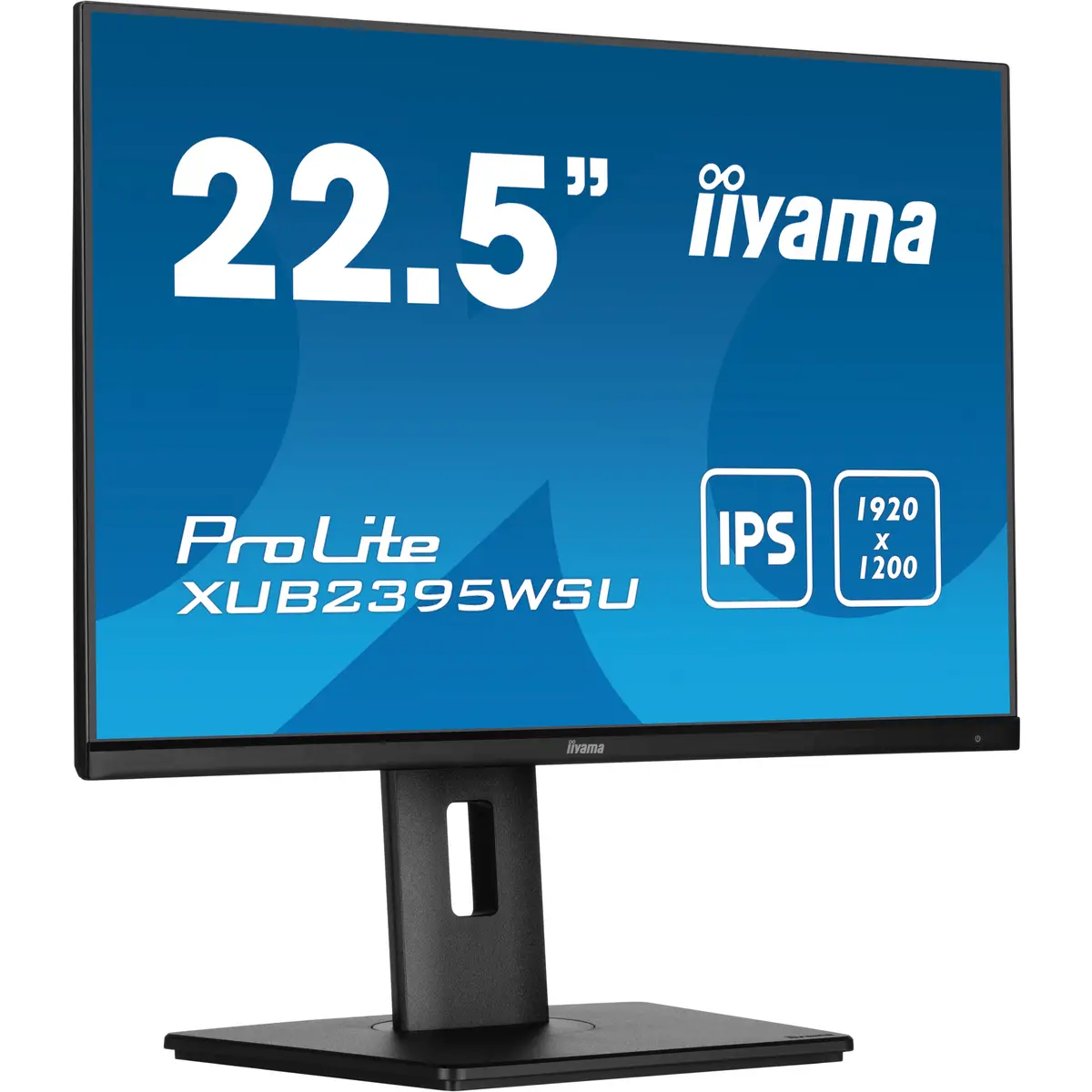 ProLite XUB2395WSU-B5 LED-Monitor 57cm 22,5" 1920x1200 WUXGA 75 Hz IPS 250 cd/m² 1000:1 4 ms HDMI VGA DisplayPort Lautsprecher Schwarz Matte Pivot