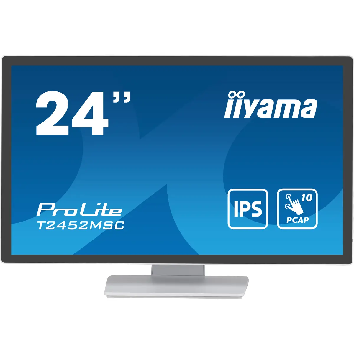ProLite T2452MSC-W1 LED-Monitor 60,5 cm 23,8" Touchscreen 1920x1080 FHD IPS 400 cd/m² 1000:1 14 ms HDMI DisplayPort Lautsprecher weiß
