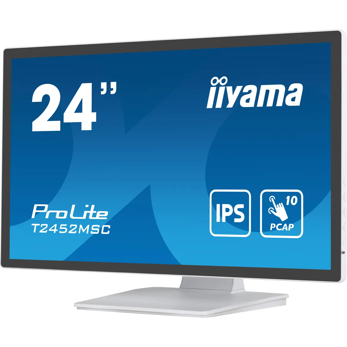 ProLite T2452MSC-W1 LED-Monitor 60,5 cm 23,8" Touchscreen 1920x1080 FHD IPS 400 cd/m² 1000:1 14 ms HDMI DisplayPort Lautsprecher weiß