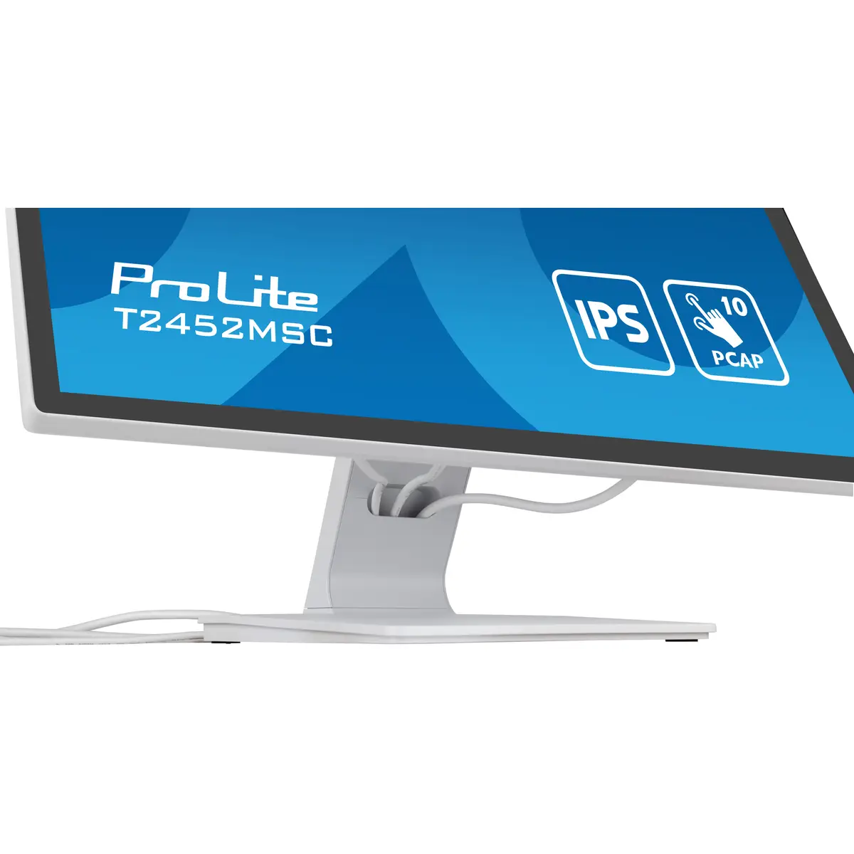 ProLite T2452MSC-W1 LED-Monitor 60,5 cm 23,8" Touchscreen 1920x1080 FHD IPS 400 cd/m² 1000:1 14 ms HDMI DisplayPort Lautsprecher weiß