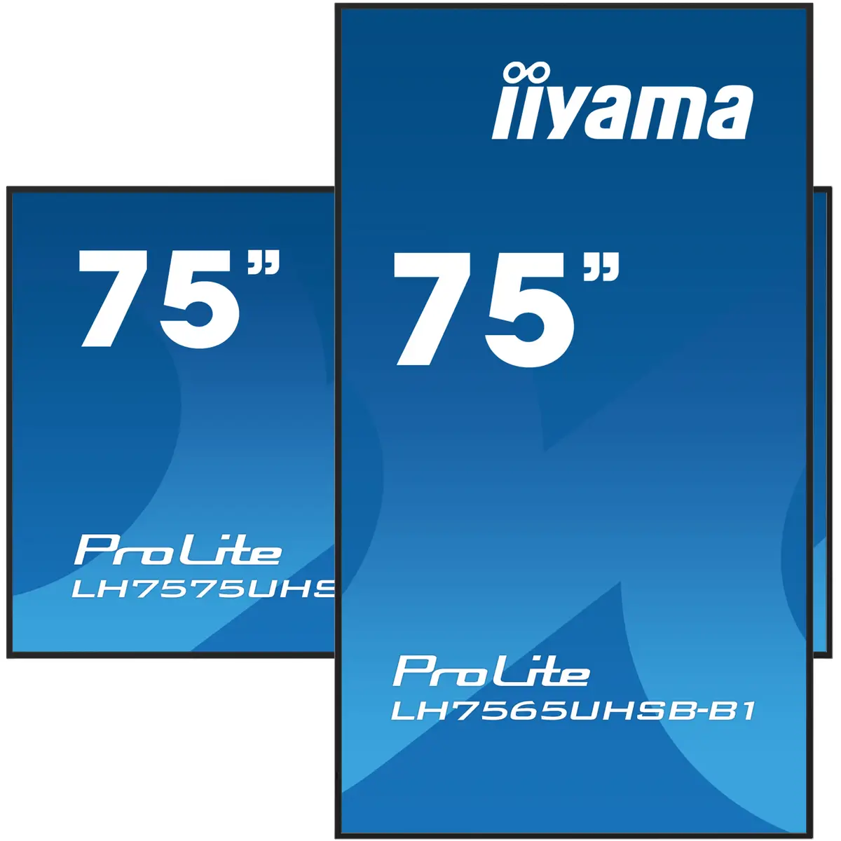 LH7565UHSB-B1 Signage-Display Kiosk-Design 189,2 cm 74.5" LED WLAN 4K Ultra HD 3840x2160 IPS 16:9 800 cd/m² 1200:1 HDMI x2 DisplayPort RS-232c RJ45 Mini jack HDCP USBx2 Schwarz Eingebauter Prozessor Andr