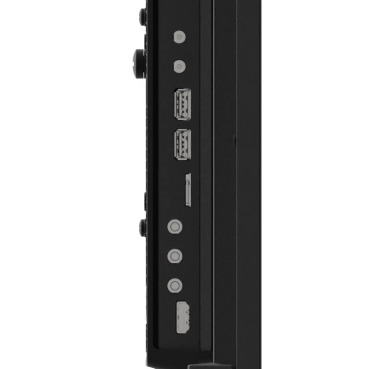 LH7565UHSB-B1 Signage-Display Kiosk-Design 189,2 cm 74.5" LED WLAN 4K Ultra HD 3840x2160 IPS 16:9 800 cd/m² 1200:1 HDMI x2 DisplayPort RS-232c RJ45 Mini jack HDCP USBx2 Schwarz Eingebauter Prozessor Andr