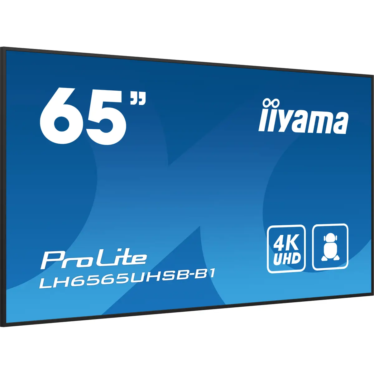 ProLite LH6565UHSB-B1 163,9 cm 64,5" LCD-Display mit LED-Hintergrundbeleuchtung Digital Signage Android 4K UHD (2160p) 3840x2160 16:9 1200:1 800 cd/m² 8 ms Schwarz