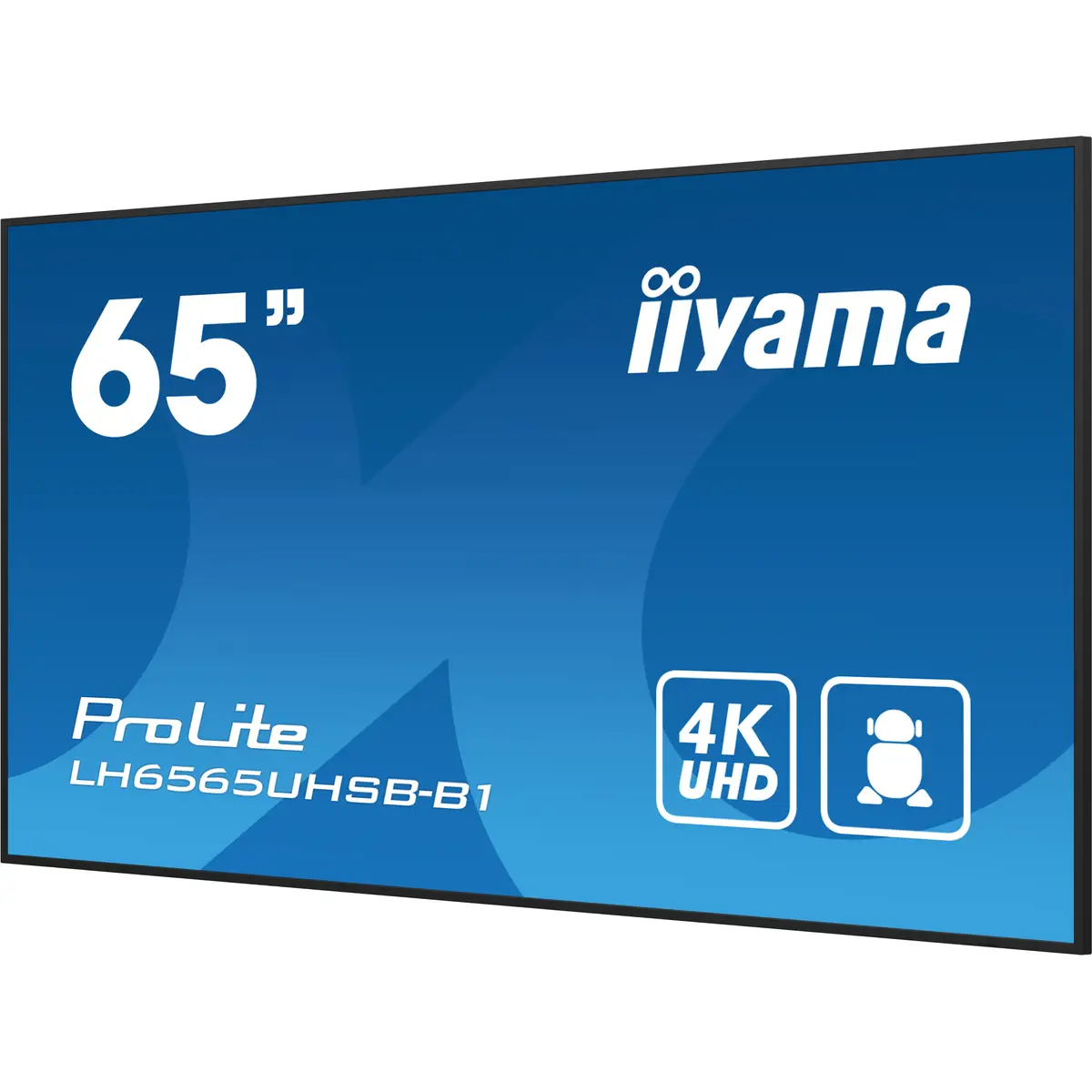 ProLite LH6565UHSB-B1 163,9 cm 64,5" LCD-Display mit LED-Hintergrundbeleuchtung Digital Signage Android 4K UHD (2160p) 3840x2160 16:9 1200:1 800 cd/m² 8 ms Schwarz
