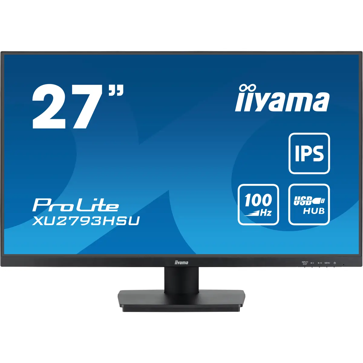 ProLite XU2793HSU-B6 LED-Monitor 68,6 cm 27" 1920x1080 FHD 100 Hz IPS 250 cd/m² 1000:1 1 ms HDMI DisplayPort Lautsprecher mattschwarz