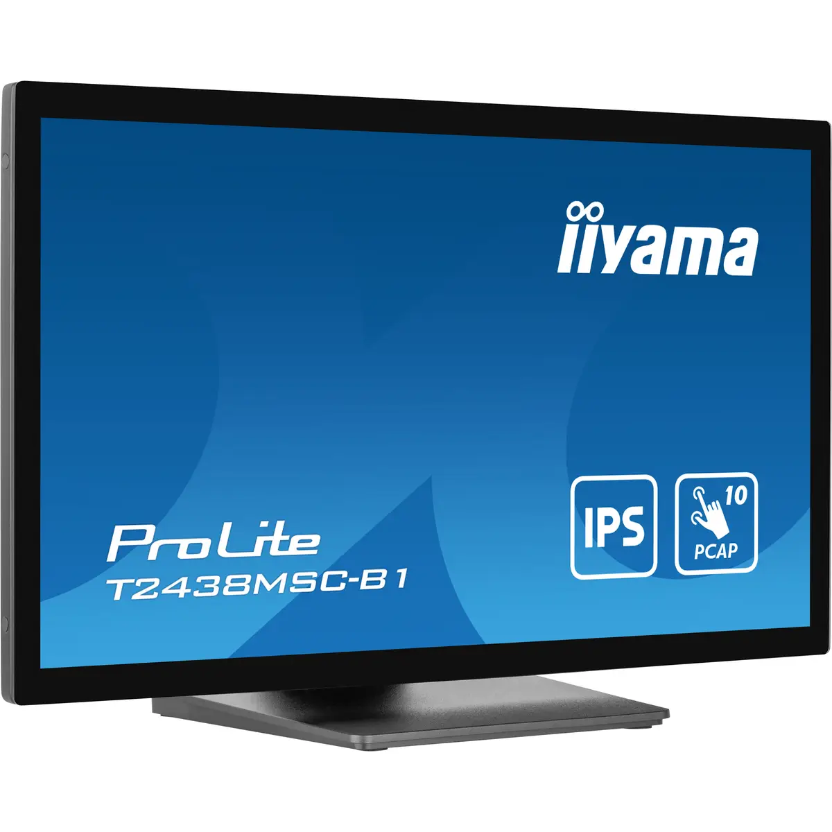 ProLite T2438MSC-B1 LED-Monitor 60,5 cm 23,8" Touchscreen 1920x1080 FHD IPS 600 cd/m² 1000:1 5 ms HDMI DisplayPort Lautsprecher mattschwarz
