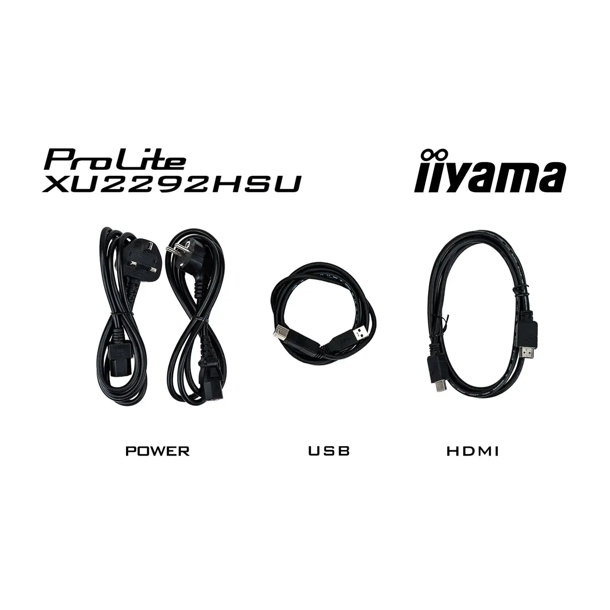 ProLite XU2292HSU-B6 LED-Monitor 54,6 cm 21,5" 1920x1080 16:9 250 cd/m² 1000:1 FHD 100 Hz IPS 250 cd/m² 1000:1 0.4 ms HDMI DisplayPort Lautsprecher mattschwarz