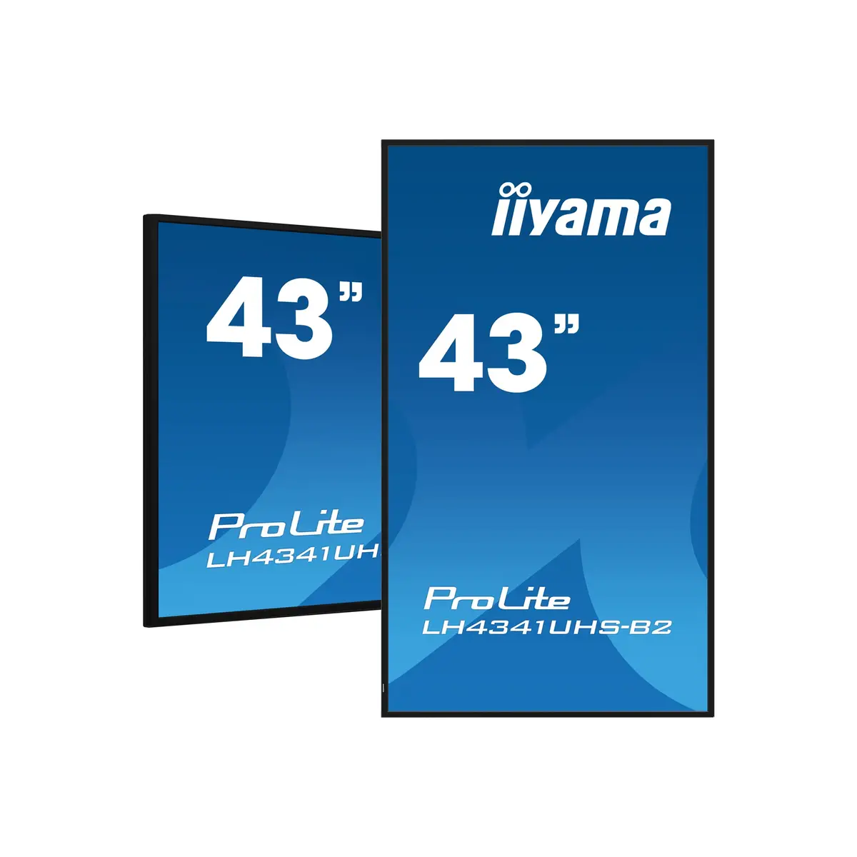 ProLite LH4341UHS-B2 108 cm 42,5" LCD-Display mit LED-Hintergrundbeleuchtung Digital Signage 4K UHD (2160p) 3840x2160 16:9 1200:1 500 cd/m² 8 ms Schwarz glänzend