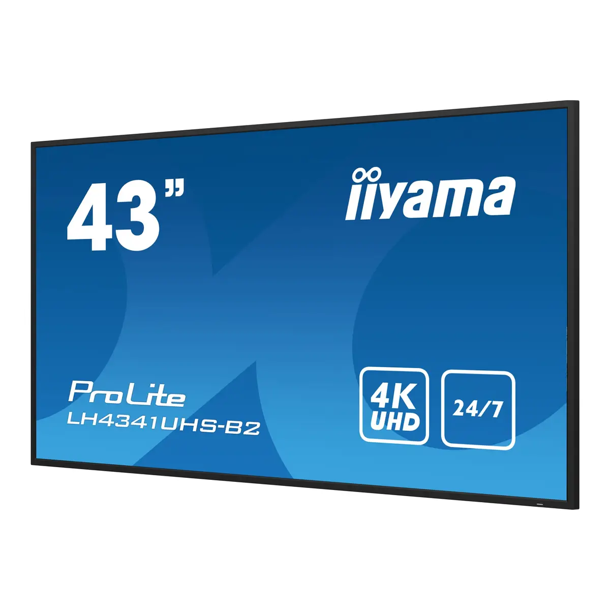 ProLite LH4341UHS-B2 108 cm 42,5" LCD-Display mit LED-Hintergrundbeleuchtung Digital Signage 4K UHD (2160p) 3840x2160 16:9 1200:1 500 cd/m² 8 ms Schwarz glänzend