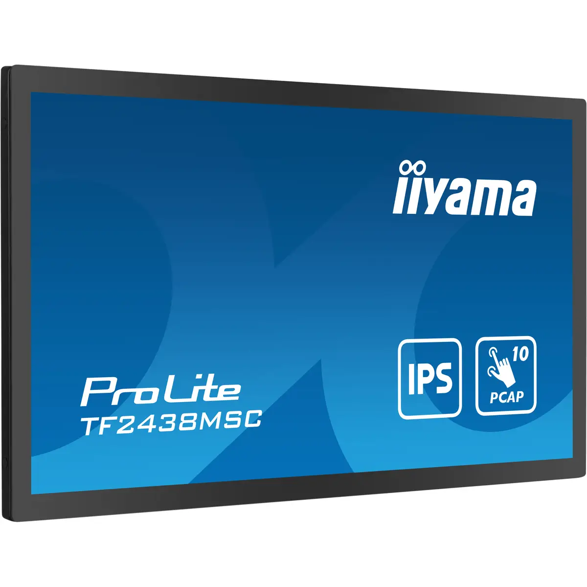 ProLite TF2438MSC-B1 LED-Monitor 60,5cm 23,8" offener Rahmen Touchscreen 1920x1080 FHD IPS 600 cd/m² 1000:1 5 ms HDMI DisplayPort Lautsprecher Schwarz Matte