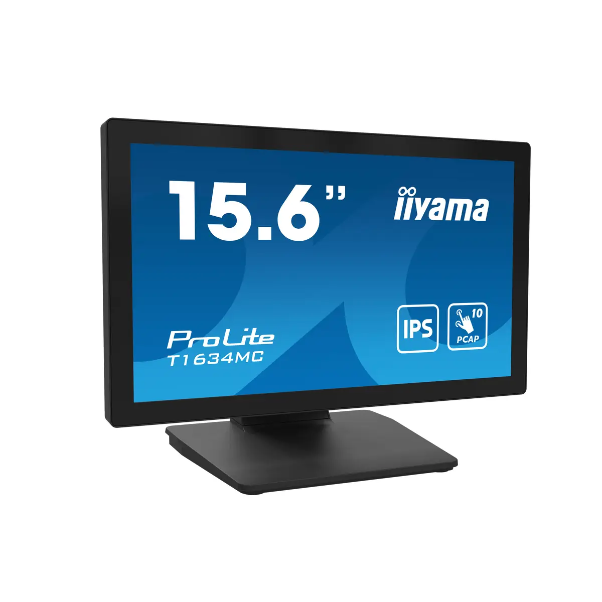 ProLite T1634MC-B1S LED-Monitor 39,6 cm 15,6" Touchscreen 1920x1080 FHD 60 Hz IPS 450 cd/m² 700:1 25 ms HDMI VGA DisplayPort Schwarz Matte