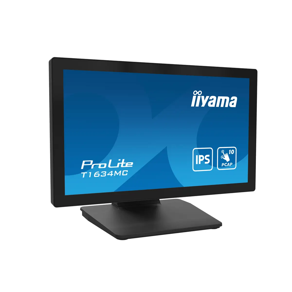 ProLite T1634MC-B1S LED-Monitor 39,6 cm 15,6" Touchscreen 1920x1080 FHD 60 Hz IPS 450 cd/m² 700:1 25 ms HDMI VGA DisplayPort Schwarz Matte