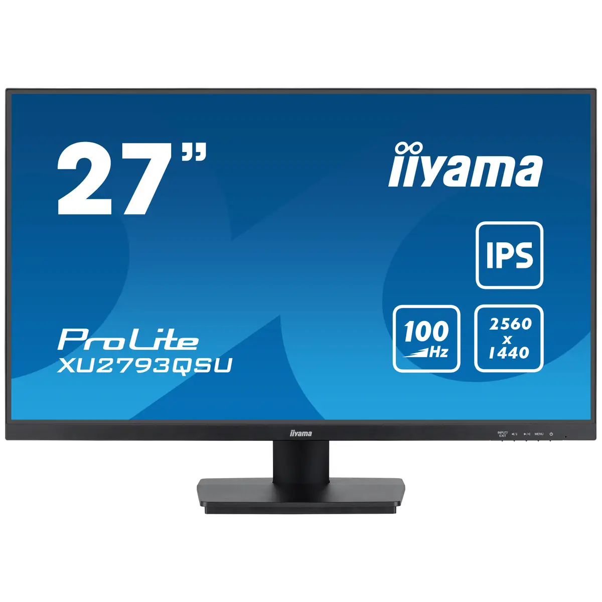 ProLite XU2793QSU-B6 LED-Monitor 68,6 cm 27" 2560x1440 WQHD 100 Hz IPS 250 cd/m² 1300:1 1 ms HDMI DisplayPort Lautsprecher Schwarz Matte