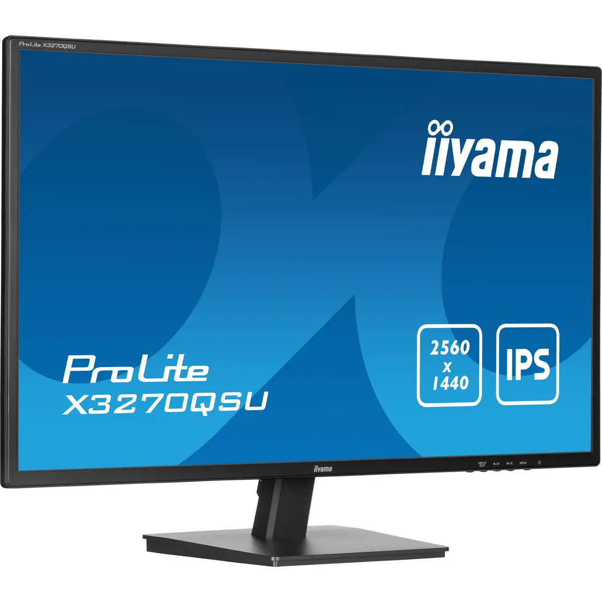 ProLite X3270QSU-B1 LED-Monitor 80 cm 31,5" 2560x1440 WQHD 100 Hz IPS 250 cd/m² 1200:1 3 ms 2xHDMI DisplayPort Lautsprecher mattschwarz