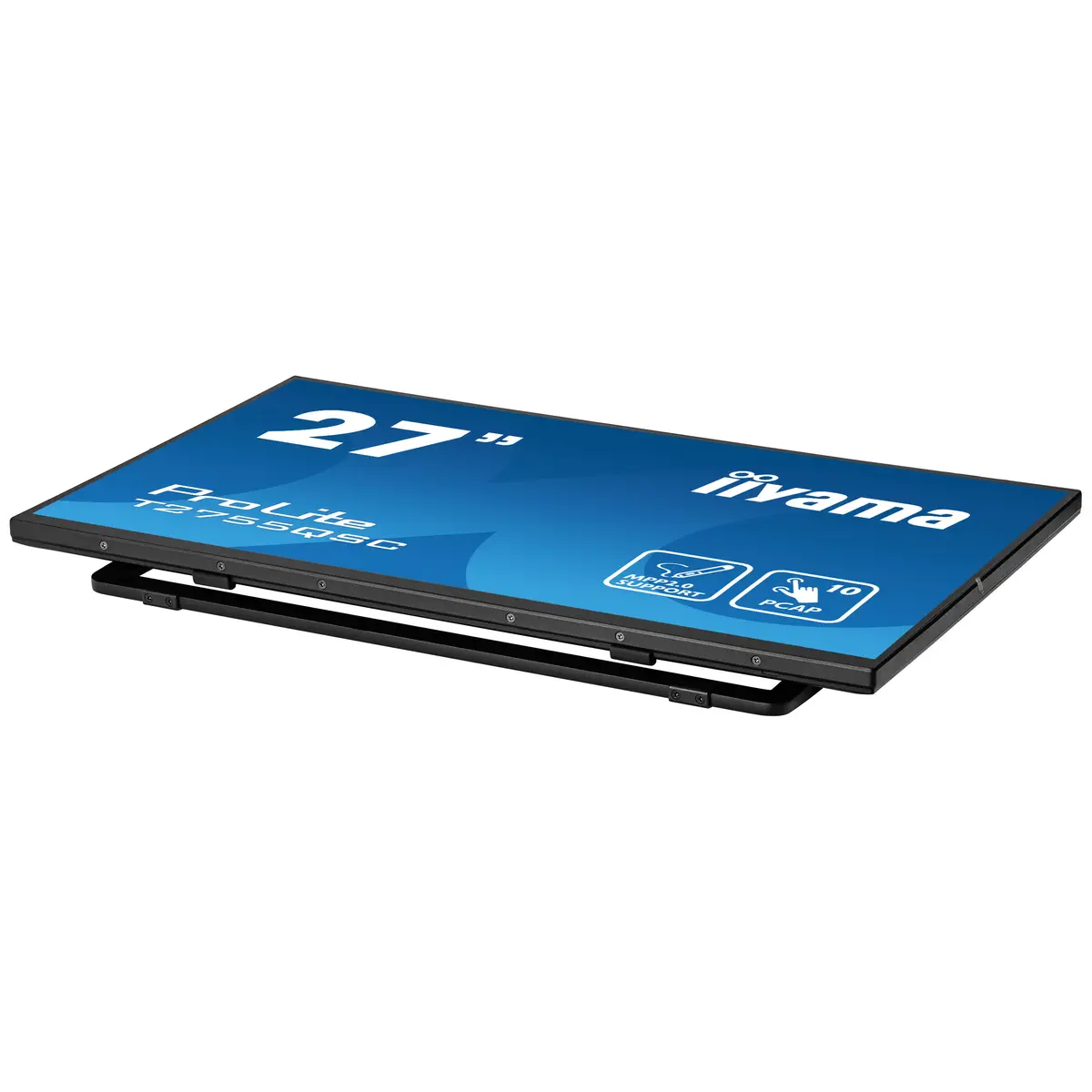 ProLite T2755QSC-B1 LED-Monitor 68,4 cm 27" Touchscreen 2560 x 1440 WQHD 75 Hz IPS 400 cd/m² 1000:1 5 ms HDMI DisplayPort Lautsprecher mattschwarz