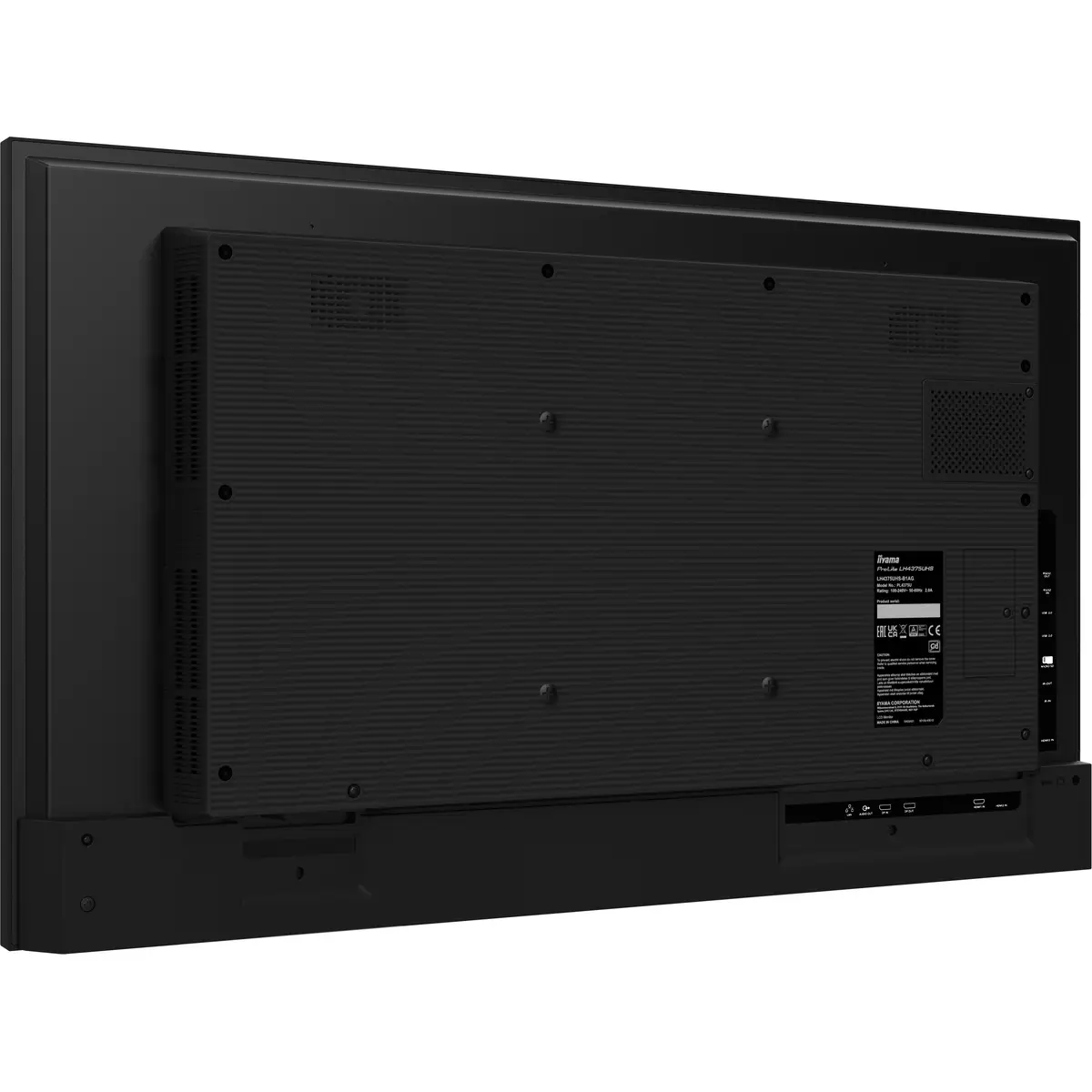 ProLite LH5075UHS-B1AG 125,7 cm 49,5" LCD-Display mit LED-Hintergrundbeleuchtung Digital Signage mit integrierter Media Player SDM Slot PC Android 4K UHD (2160p) 3840x2160 16:9 5000:1 500 cd/m² 9.5 ms ma
