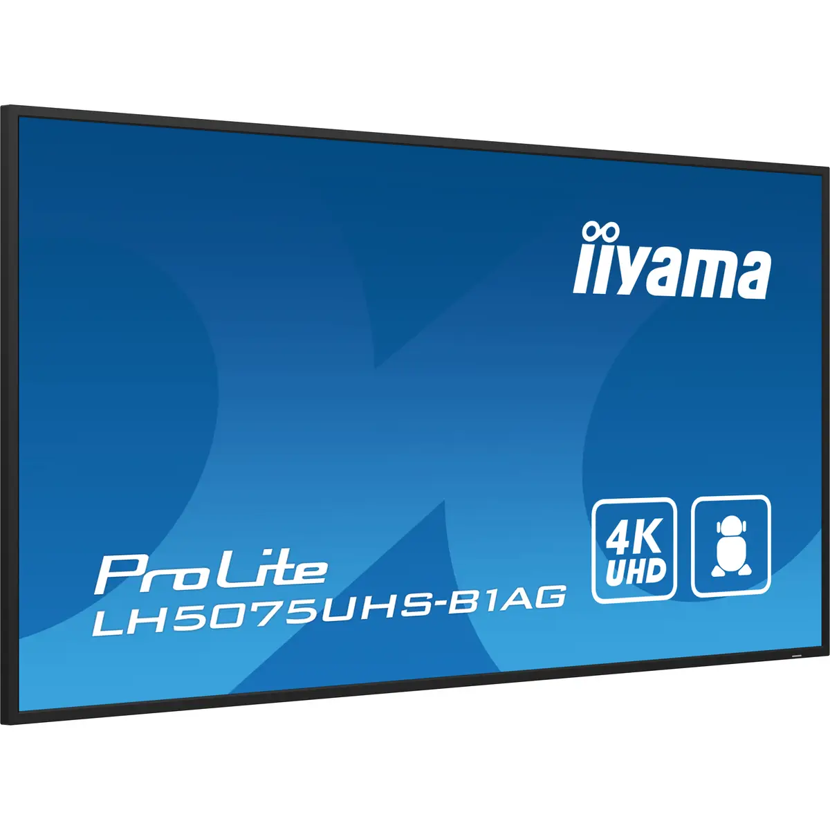 ProLite LH5075UHS-B1AG 125,7 cm 49,5" LCD-Display mit LED-Hintergrundbeleuchtung Digital Signage mit integrierter Media Player SDM Slot PC Android 4K UHD (2160p) 3840x2160 16:9 5000:1 500 cd/m² 9.5 ms ma