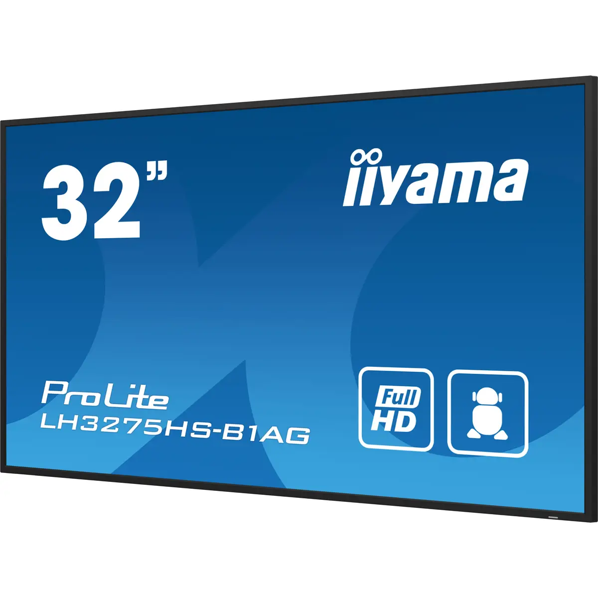 ProLite LH3275HS-B1AG 80 cm 31.5" LCD-Display mit LED-Hintergrundbeleuchtung Digital Signage mit mit SoC Mediaplayer Android 1080p 1920x1080 16:9 1200:1 500 cd/m² 8 ms Schwarz Matte
