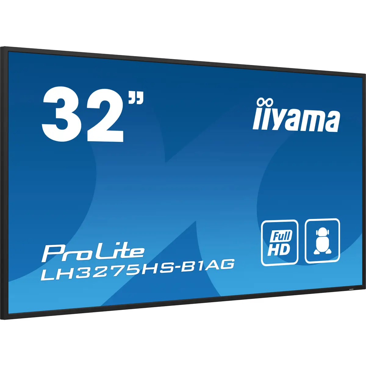ProLite LH3275HS-B1AG 80 cm 31.5" LCD-Display mit LED-Hintergrundbeleuchtung Digital Signage mit mit SoC Mediaplayer Android 1080p 1920x1080 16:9 1200:1 500 cd/m² 8 ms Schwarz Matte