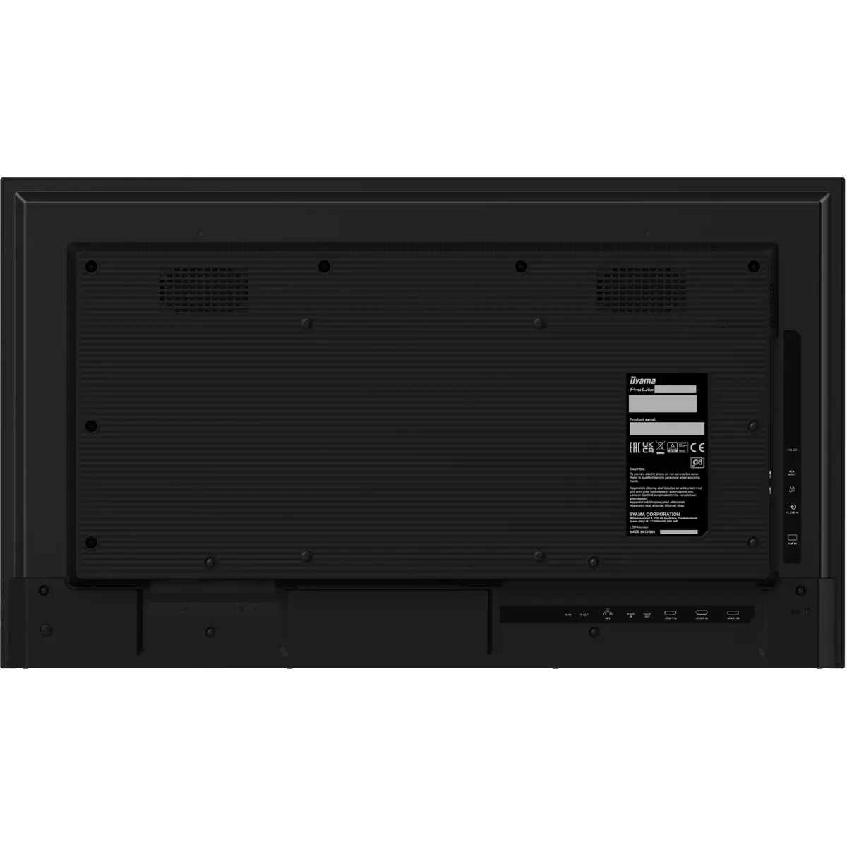 ProLite LH3275HS-B1AG 80 cm 31.5" LCD-Display mit LED-Hintergrundbeleuchtung Digital Signage mit mit SoC Mediaplayer Android 1080p 1920x1080 16:9 1200:1 500 cd/m² 8 ms Schwarz Matte