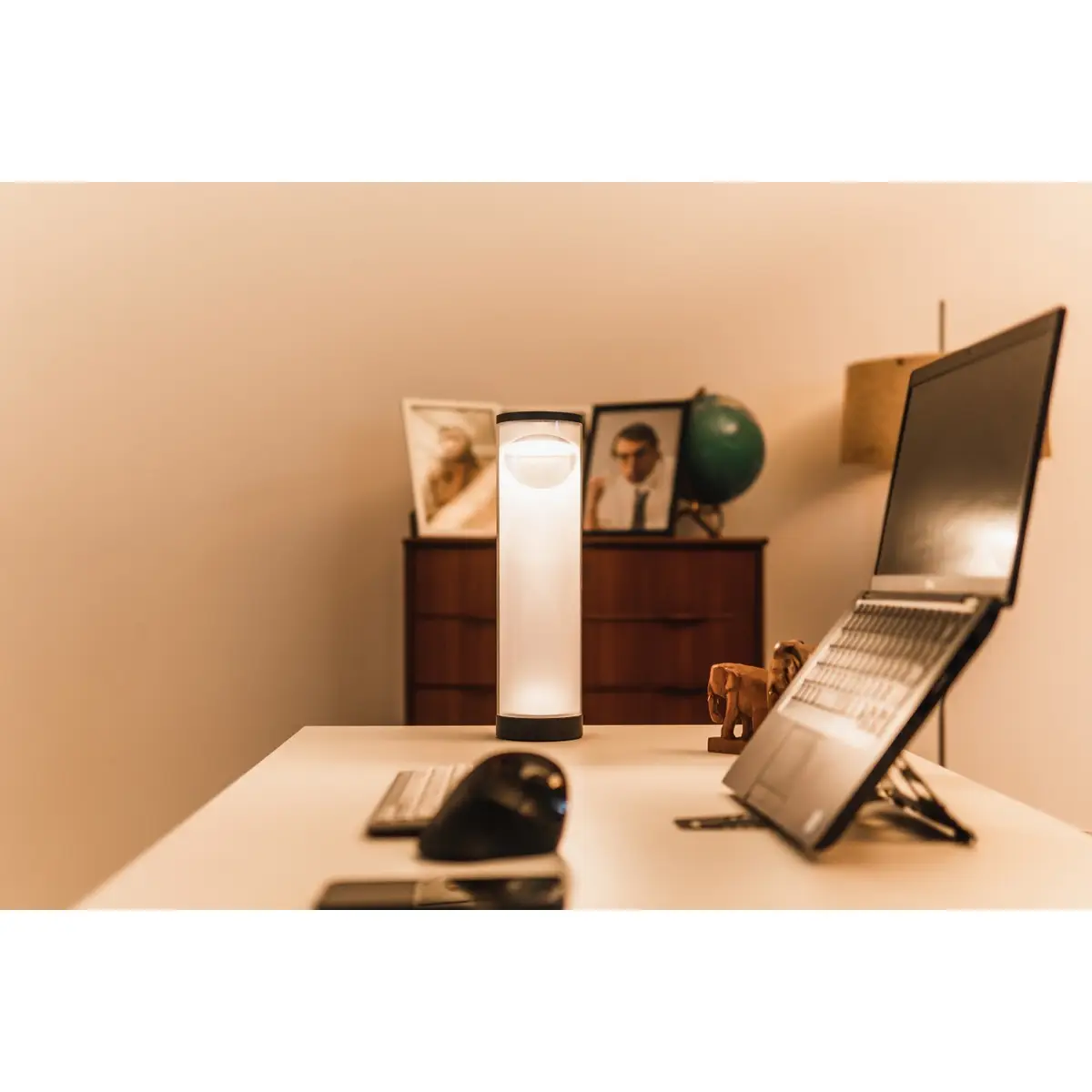 EnergyByLight, 16 W, LED, Bluetooth, IP20, Schwarz, Weiß, Freistehende Arbeitsleuchte