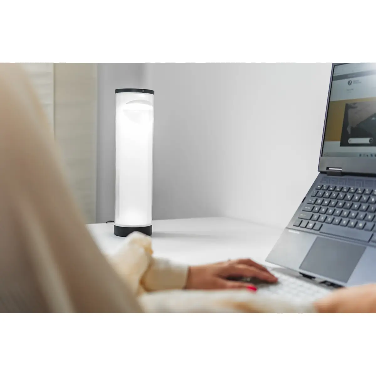 EnergyByLight, 16 W, LED, Bluetooth, IP20, Schwarz, Weiß, Freistehende Arbeitsleuchte