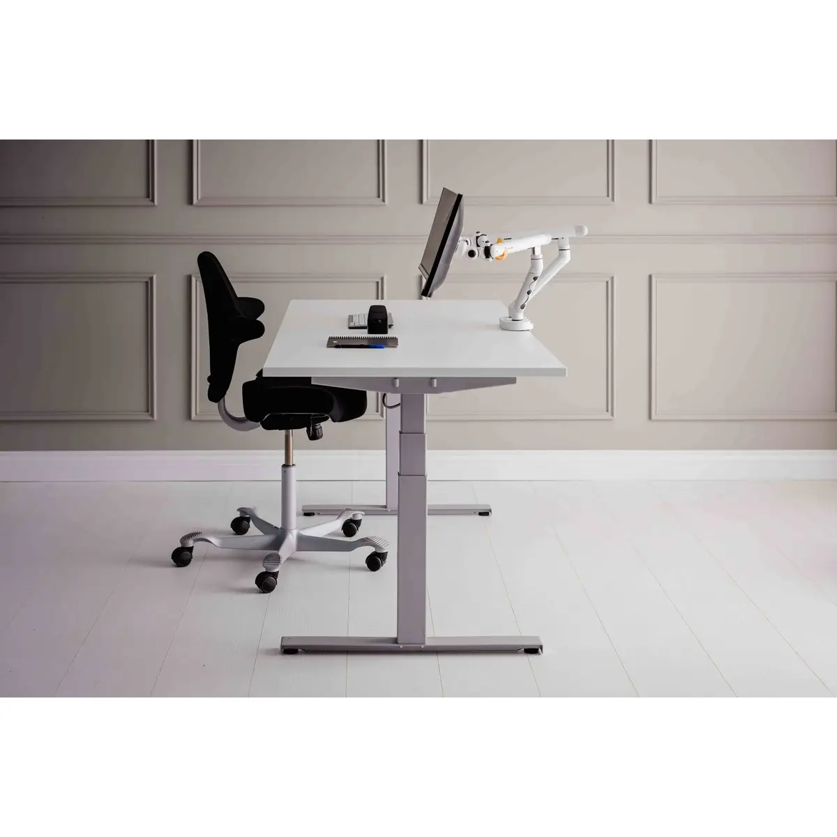 BE Flexible Dual, Klemme, 20 kg, 43,2 cm (17"), 88,9 cm (35"), 100 x 100 mm, Weiß