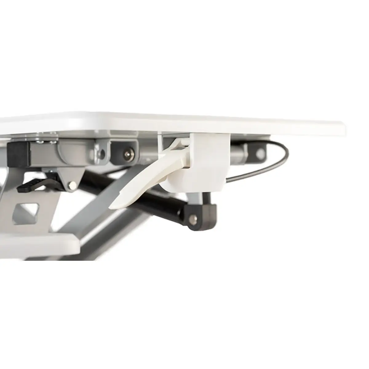 Adjustable Sit-Stand Desk Riser 2, Freistehend, 15 kg, Höhenverstellung, Weiß